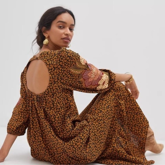 Farm Rio x Anthropologie Embroidered Maxi Dress - Picture 3 of 10
